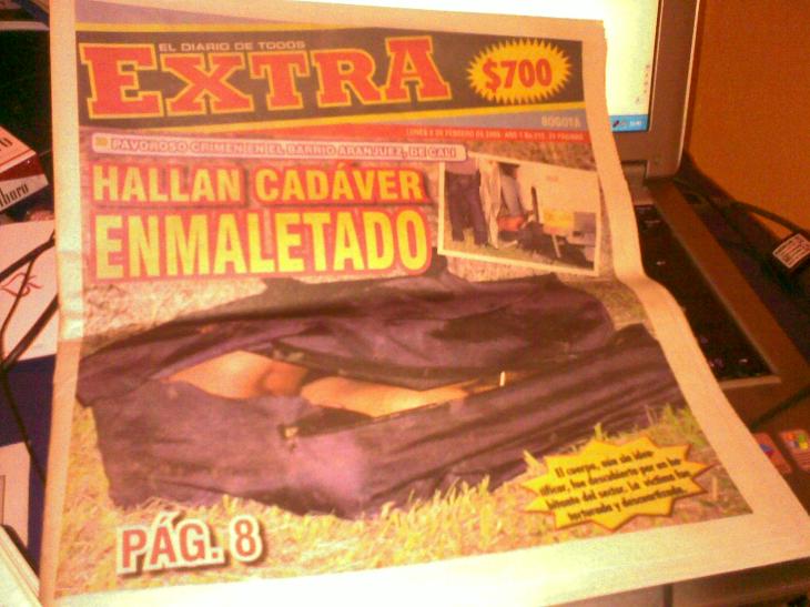 Periodismo colombiano: gostamos de la sangre 