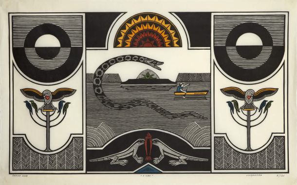 A Ilha, xilogravura de Samico