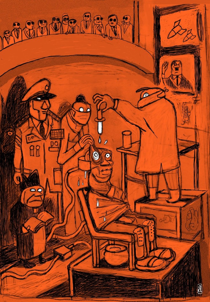 Ilustra de Angeli para a cremosa e crocante edição da Aleph