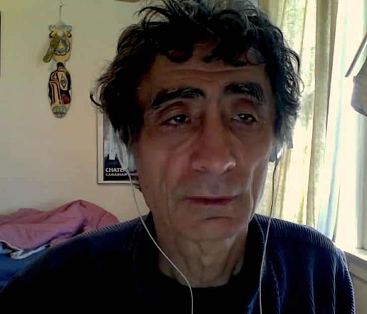 Dr. Gabor Maté, em entrevista via skype